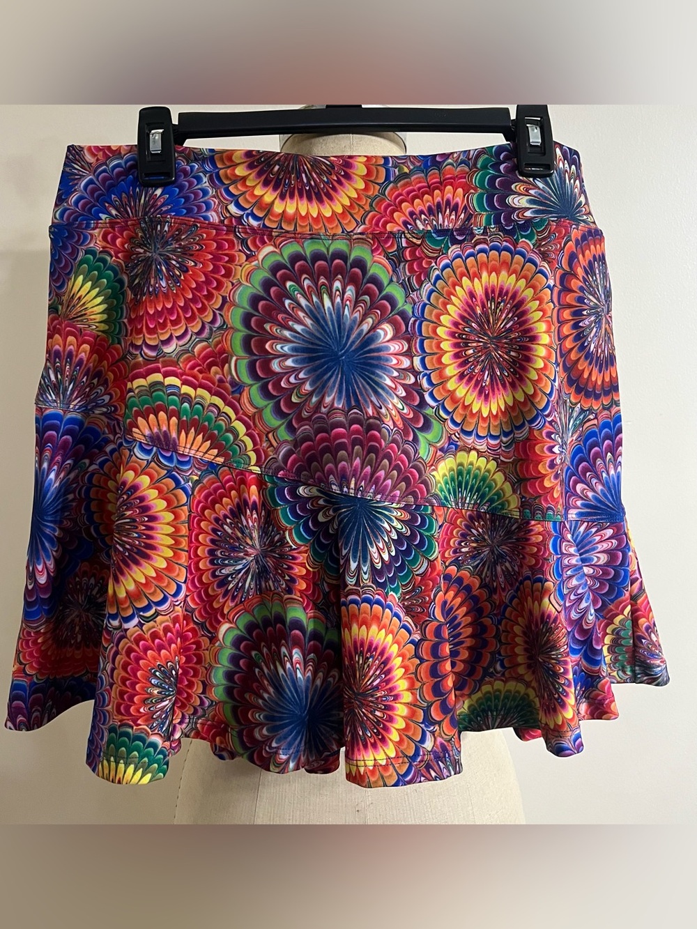 66Active Wear Multi Color Tennis Skirt Size XL